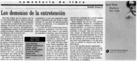 Los demonios de la entretención