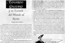 Eduardo Galeano y su escuela del mundo al revés