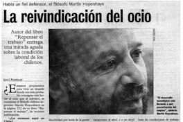 La reivindicación del ocio
