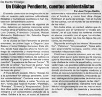 Un diálogo pendiente, cuentos ambientalistas