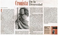 Cronista de la diversidad