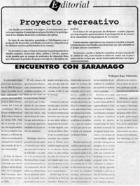 Encuentro con Saramago