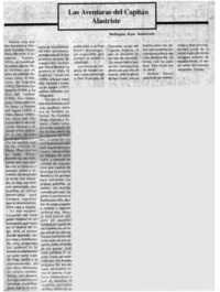 Las aventuras del Capitán Alastriste