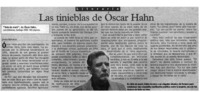 Las tinieblas de Oscar Hahn