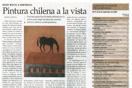 Pintura chilena a la vista