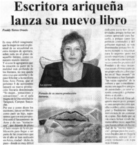 Escritora ariqueña lanza se nuevo libro