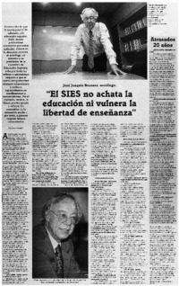 El SIES no achata la educación ni vulnera la libertad de enseñanza" : [entrevistas]
