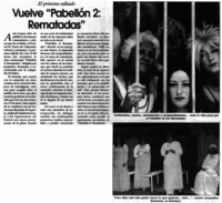 Vuelve "Pabellón 2: rematadas".