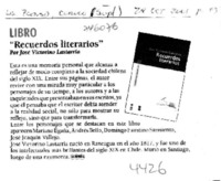 Recuerdos literarios