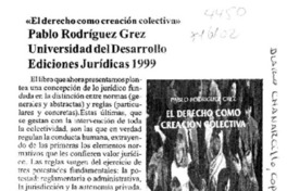 El derecho como creación colectiva