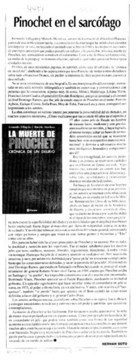 Pinochet en el sarcófago