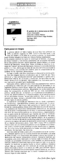 Faltó pasar en limpio