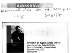 Escritos en fuga y escritores fugaces