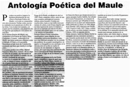 Antología poética del Maule