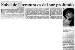 Nobel de literatura es del sur profundo