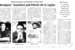 "Vestigios" rescatará patrimonio de la región