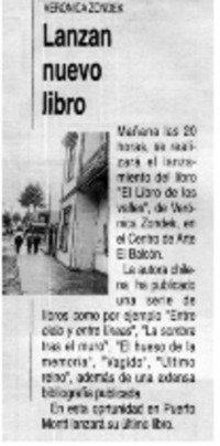 Lanzan nuevo libro.