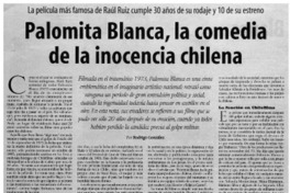 Palomita blanca, la comedia de la inocencia chilena