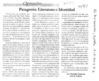 Patagonia, literatura e identidad