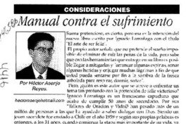 Manual contra el sufrimiento