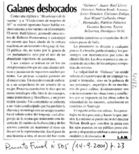 Galanes desbocados