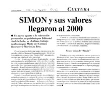 Simón y sus valores llegaron al 2000