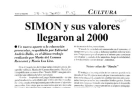 Simón y sus valores llegaron al 2000