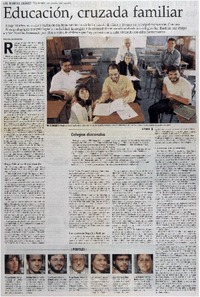 Educación, cruzada familiar