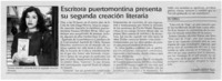 Escritora puertomontina presenta su segunda creación literaria
