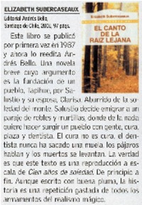 El canto de la raíz lejana