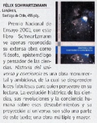 Historia del Universo y conciencia