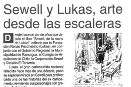 Sewell y Lukas, arte desde las escaleras