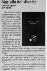 Más allá del silencio