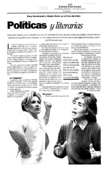 Políticas y literarias.