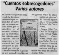 "Cuentos sobrecogedores"