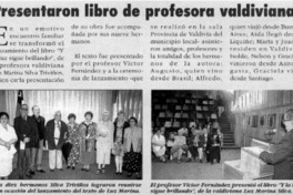 Presentaron libro de profesora valdiviana