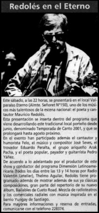 Redolés en el Eterno