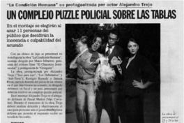 Un complejo puzzle policial sobre las tablas