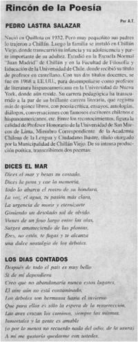 Rincón de la poesía