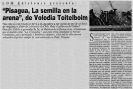"Pisagua,la semilla en la arena, de Volodia Teitelboim
