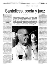 Santelices, poeta y juez