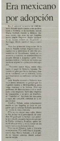 Era mexicano por adopción.