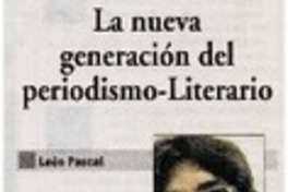La nueva generación del periodismo-literario