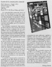 Gestión de la comunicación comercial