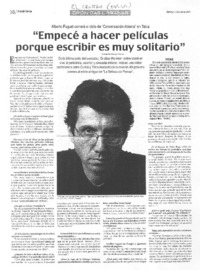 "Empecé a hacer películas porque escribir es muy solitario" [entrevista]