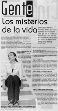 Los misterios de la vida: [entrevistas]