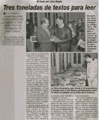 Tres toneladas de textos para leer.