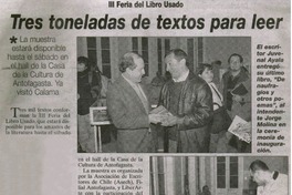 Tres toneladas de textos para leer.