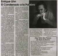 El condenado a la palabra