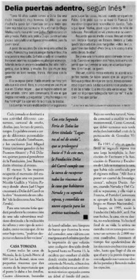 Delia puertas adentro